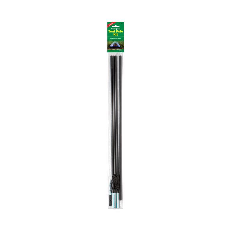 Four replacement tent poles from Emery Jensen camping accessories set, designed for durable outdoor camping use.