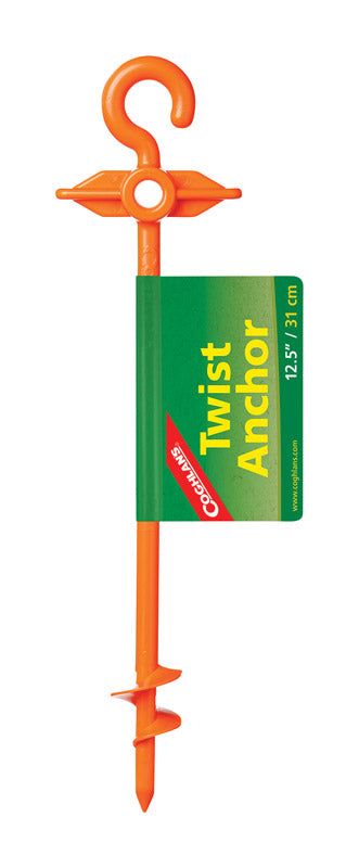 TWIST ANCHOR 12.5" ORG