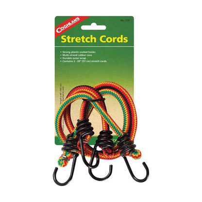 Emery Jensen camping stretch cords, 20-40 inches, flexible and durable elastic cords for outdoor camping and securing gear