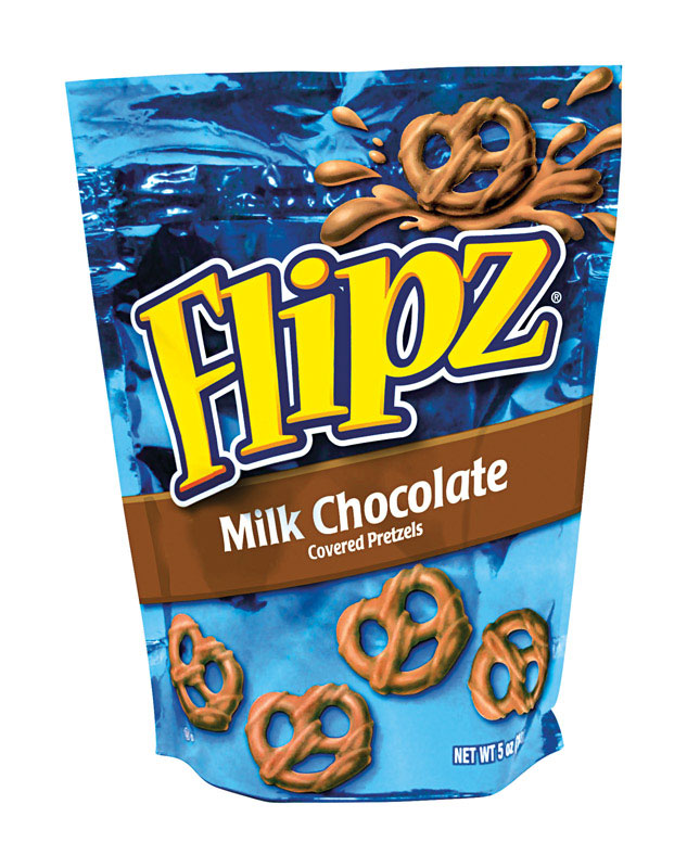 FLIPZ MLK CHOC PRTZL 5OZ - Pack of 6
