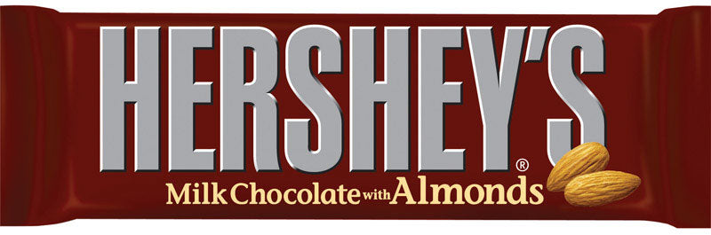 HERSHEY BAR W/almd1.45oz - Pack of 36