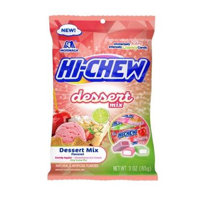 Six packs of Emery Jensen CHWY Candy Dessert Mix, 3 oz each, featuring colorful non-chocolate candies in assorted flavors.