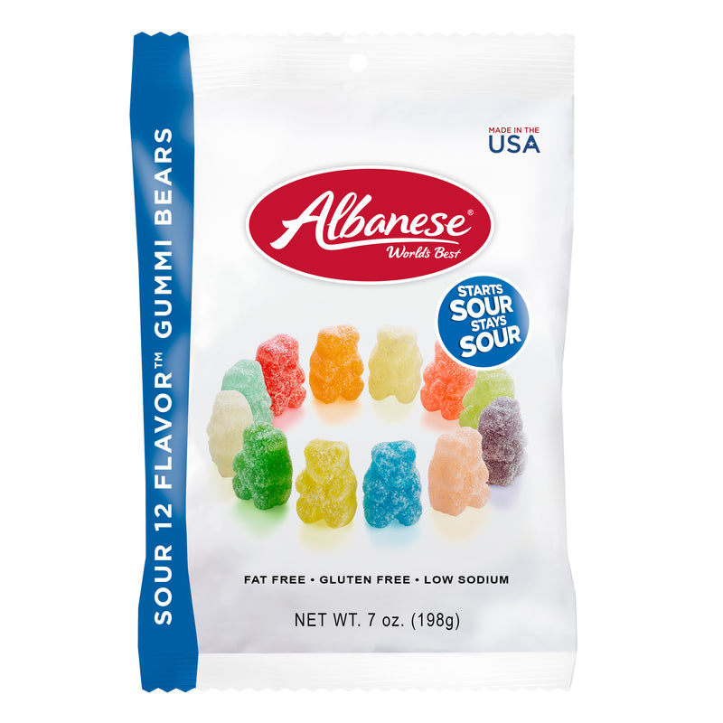 GUMMI SOUR BEAR 7OZ - Pack of 12