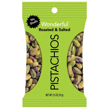 PISTACHIO No-shell 2.5oz - Pack of 8