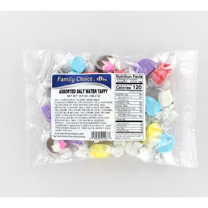 SALTWATR TAFFY ASST 6.5 OZ - Pack of 12