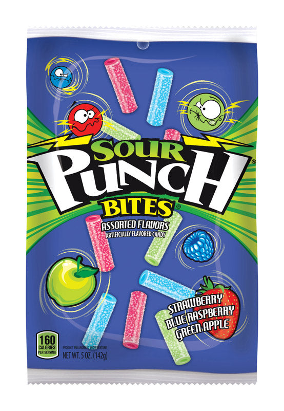 SOUR PUNCH BITES ASST5OZ - Pack of 12