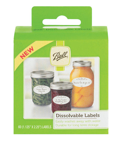 Emery Jensen reusable canning labels in a container, designed for easy labeling of jars and preserving food.