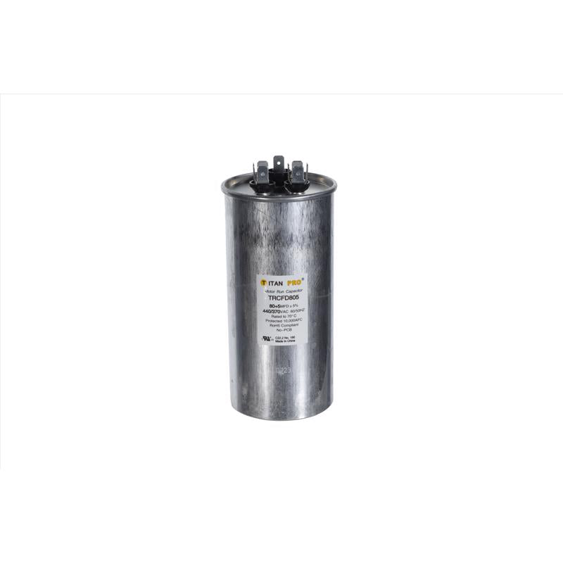 RND RUN CAPACTR 80+5 MFD
