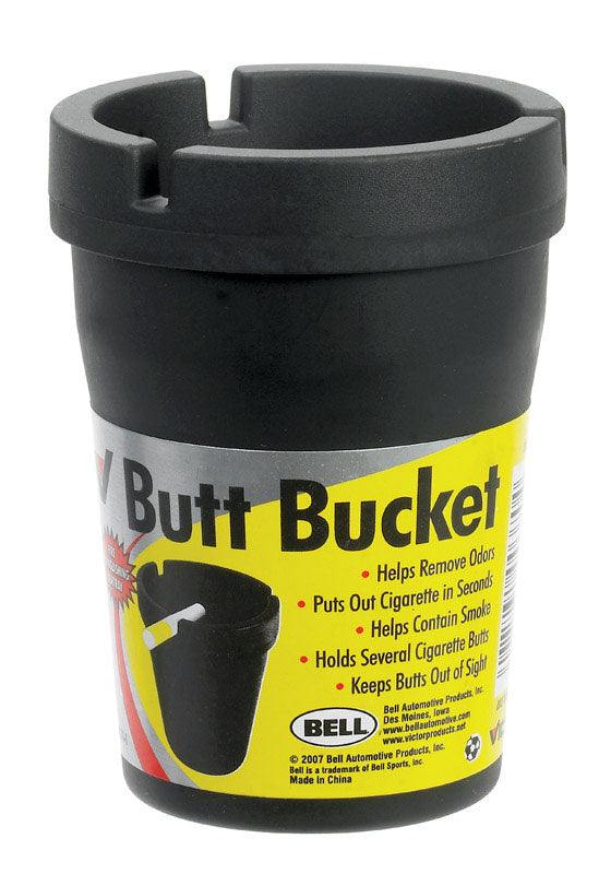 Black cigarette butts bucket holder by Emery Jensen, designed for car trays, baskets, and holders for convenient waste disposal.