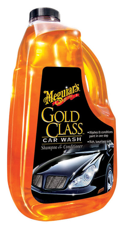Emery Jensen Gold Class Car Wash 64oz bottle, showcasing the product label and branding for vehicle cleaning.