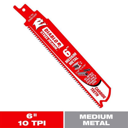 DIAB RECIP CARB 6" 10T - Pack of 5