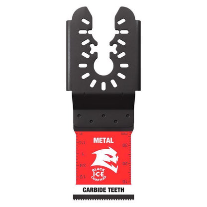 Emery Jensen OSC metal blade, carbide blade for cutting metal, 1-1/4 inch diameter, shown with sharp cutting edge