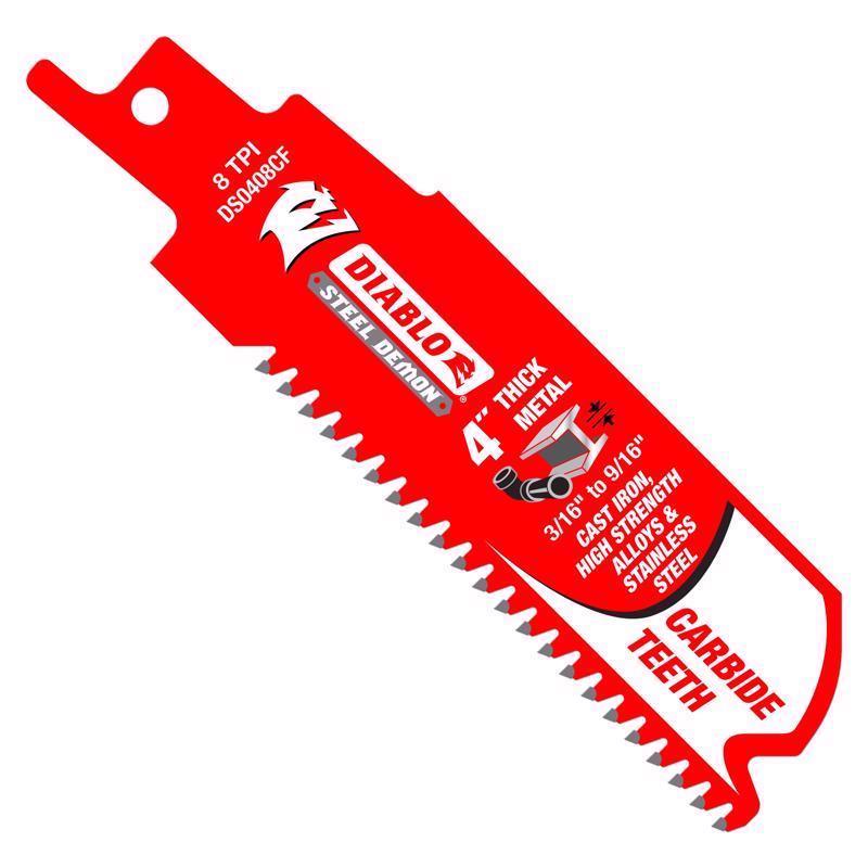 RECIP SAW BLD 4" 8TPI