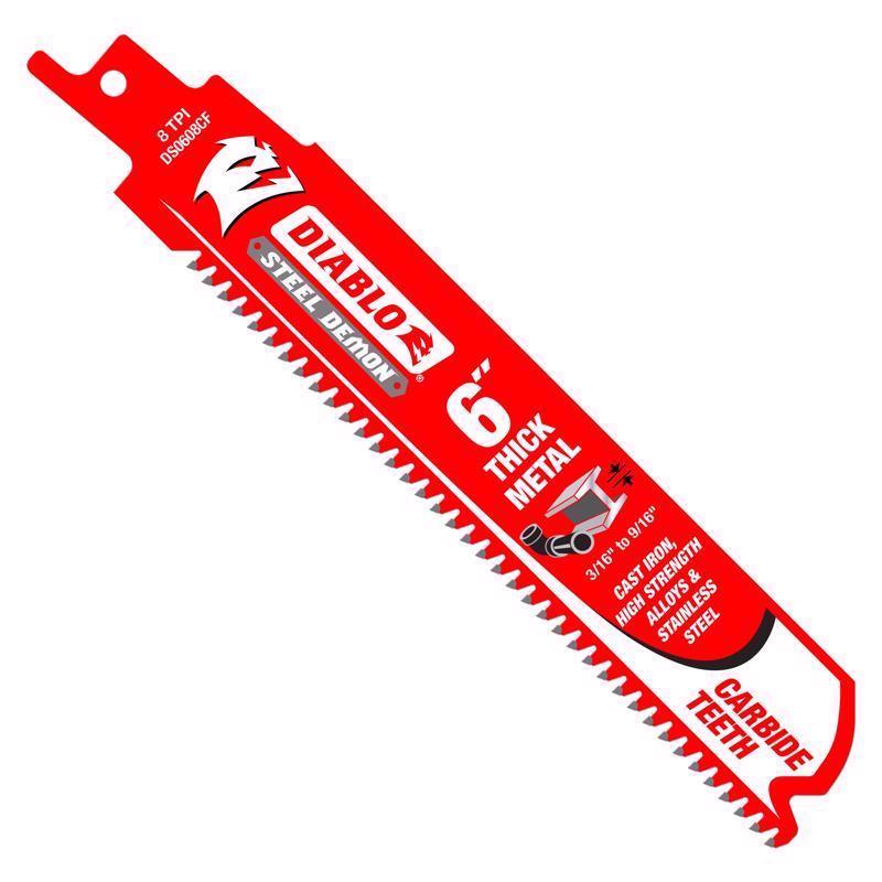 RECIP SAW BLD 6" 8T 3PK