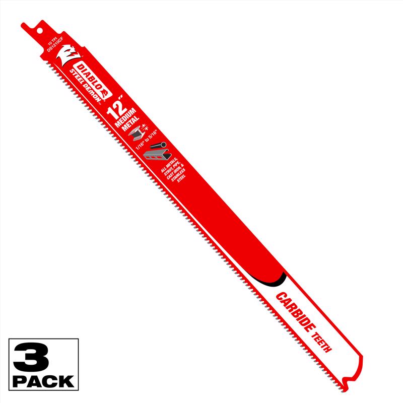 STEEL DMN RECIP CT 12"3P