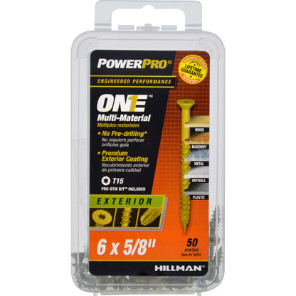 MULTI SCREW #6X5/8" 50P - Pack of 5