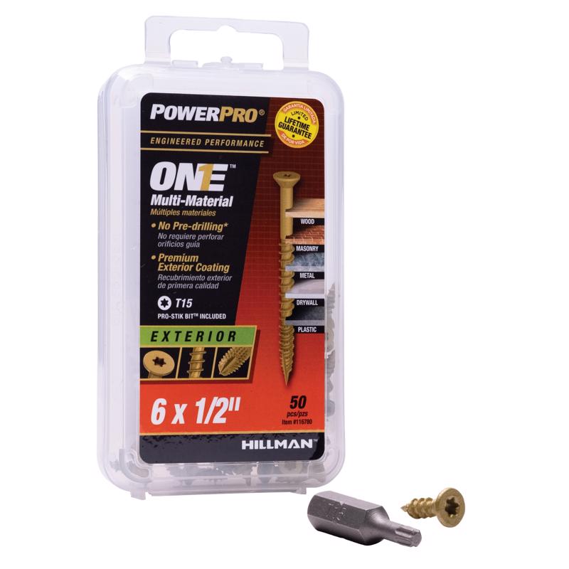 MULTISCREW 6X1/2" EXT - Pack of 5