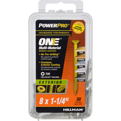 MULTISCREW #8X1.25" 30PK - Pack of 5