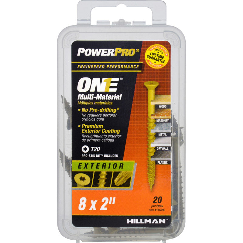 MULTISCREW #8X2" 20PK - Pack of 5