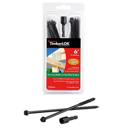 SCREW TIMBERLOK6"12BPAK