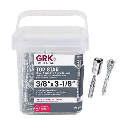 SHIM SCREWS 3-1/8"L