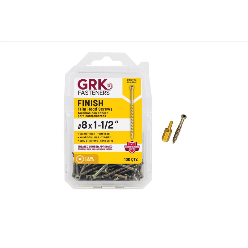 TRIM SCREW #8X1.5" 100PK