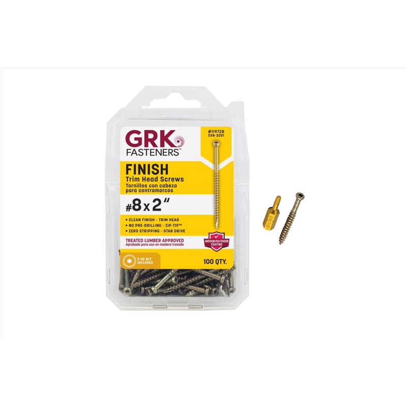 TRIM SCREWS #8X2" 100PK
