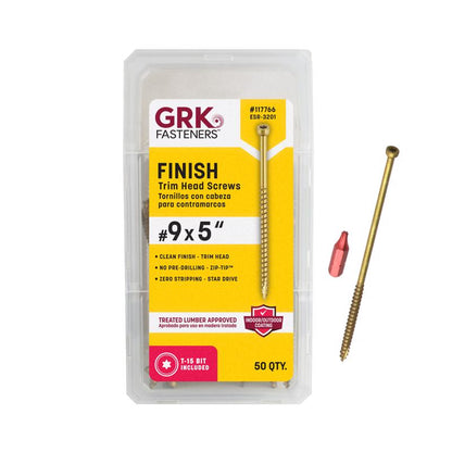 TRIM SCREWS #9X5" 50PK