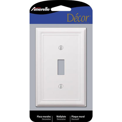 WALLPLATE CHELSEA 1T WHT