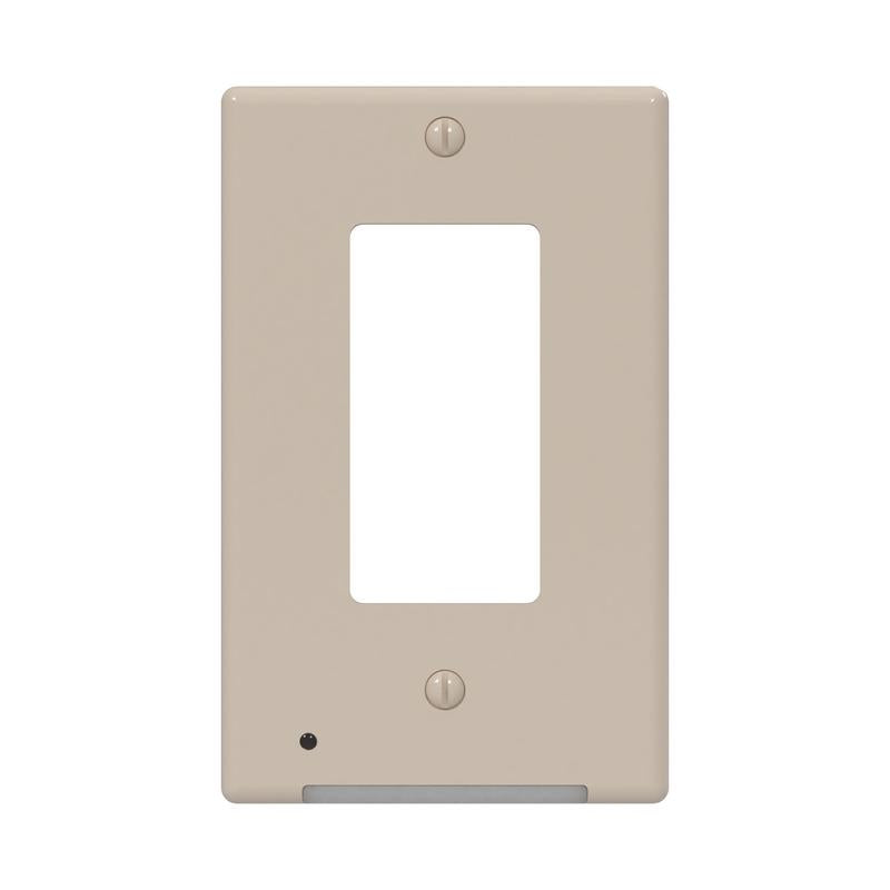 WALLPLATE NL PLST ALM 1R