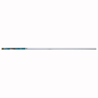 Emery Jensen silver carpet bar and nosing measuring 1-3/8 inches by 6 feet, used for flooring transitions and edge protection.