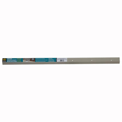Silver 36-inch Emery Jensen carpet trim bar for carpet edges, part of the carpet bars and nosing collection.