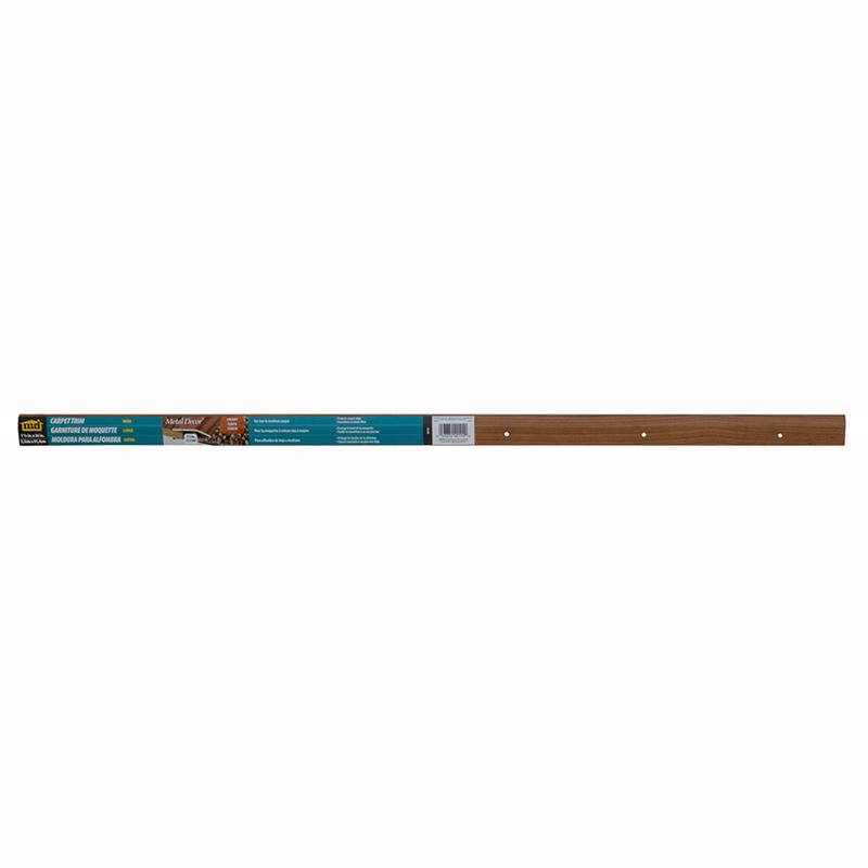 Emery Jensen CPT TRM WD MTLDC 36 carpet bars and nosing in chrome finish, durable metal construction for flooring installation.