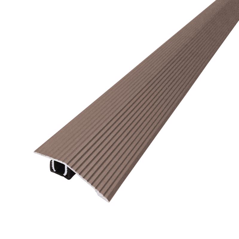 Emery Jensen 36-inch reducer transition strip for carpet edges, used as a carpet bar and nosing for flooring transitions.