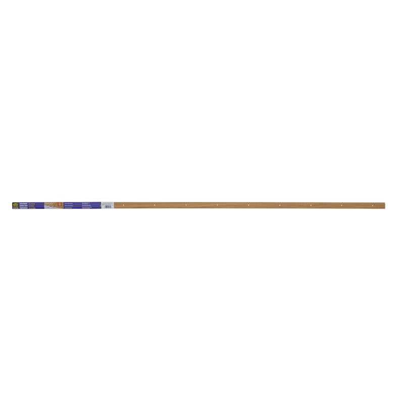 Emery Jensen SM BNDR WD MTLDCR 72 Oak carpet bars and nosing with wood finish, suitable for flooring transition and edge protection.