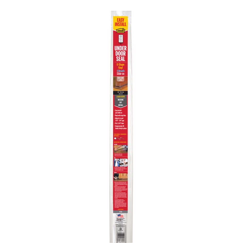 Emery Jensen UNDR door seal for 36-inch by 2-inch spaces, part of carpet bars and nosing accessories, shown in the image.