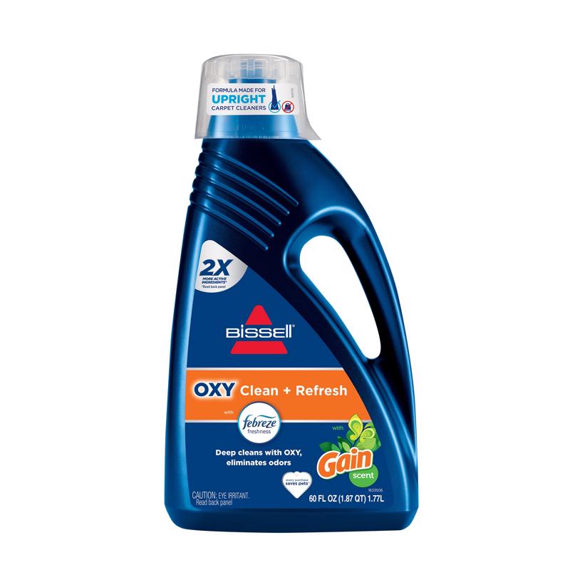 Emery Jensen carpet cleaner liquid in a 60oz bottle, effective for deep cleaning and stain removal on carpets.
