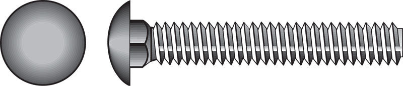 Emery Jensen carriage screw Z 3/8x1 inch with flat head and threading, suitable for furniture and woodworking projects.