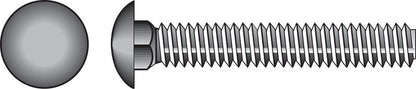 Emery Jensen carriage screw Z 3/8x3 with flat head and threading, suitable for wood or metal fastening applications.