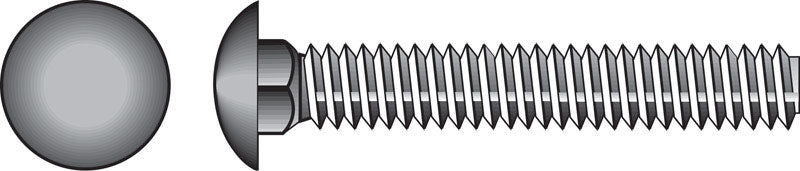 Emery Jensen carriage screw Z 3/8x6 inch with a zinc finish, showing the threaded metal screw with flat head.