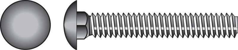 Emery Jensen carriage screw Z 5/16x1 1/2 inch showing a zinc-plated steel screw with threaded shank and hex head for woodworking.