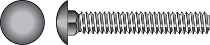 Emery Jensen carriage screw Z 5/16x2, metal fastener with flat head and threading for wood or metal projects.