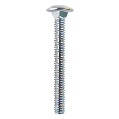 Emery Jensen CRG BLT carriage bolts, 1/4 x 2-1/4 inch, 100-pack, sturdy metal fasteners for woodworking and construction projects.