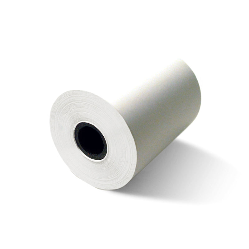 Emery Jensen receipt paper roll, 2.25-inch width, 50-pack of cash register supplies with thermal paper rolls for receipts.