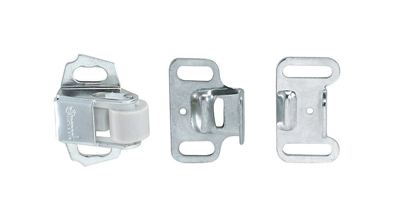 Emery Jensen CATCH ROLLR 1-3/8x1.75 BZ catches for secure fastening, shown in close-up with metallic finish and detailed design