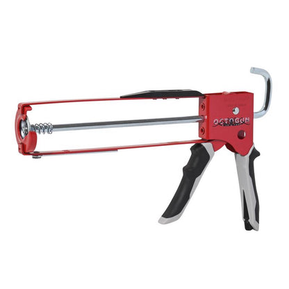 Emery Jensen PRO 10:1 TR Caulk Gun for precise application, featuring a sturdy metal frame and ergonomic handle.