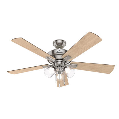 CEILING FAN 3LT BN 52"