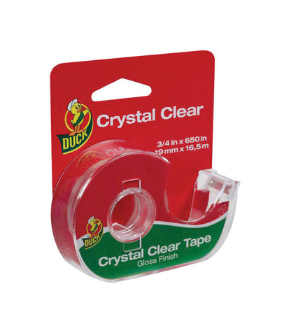 TAPE CRYSTAL CLEAR 3/4" - Pack of 12