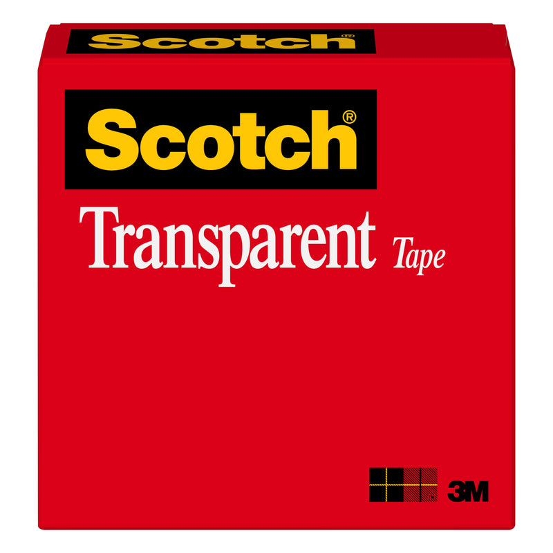 TRANSPRNT TAPE1/2X2592" - Pack of 12