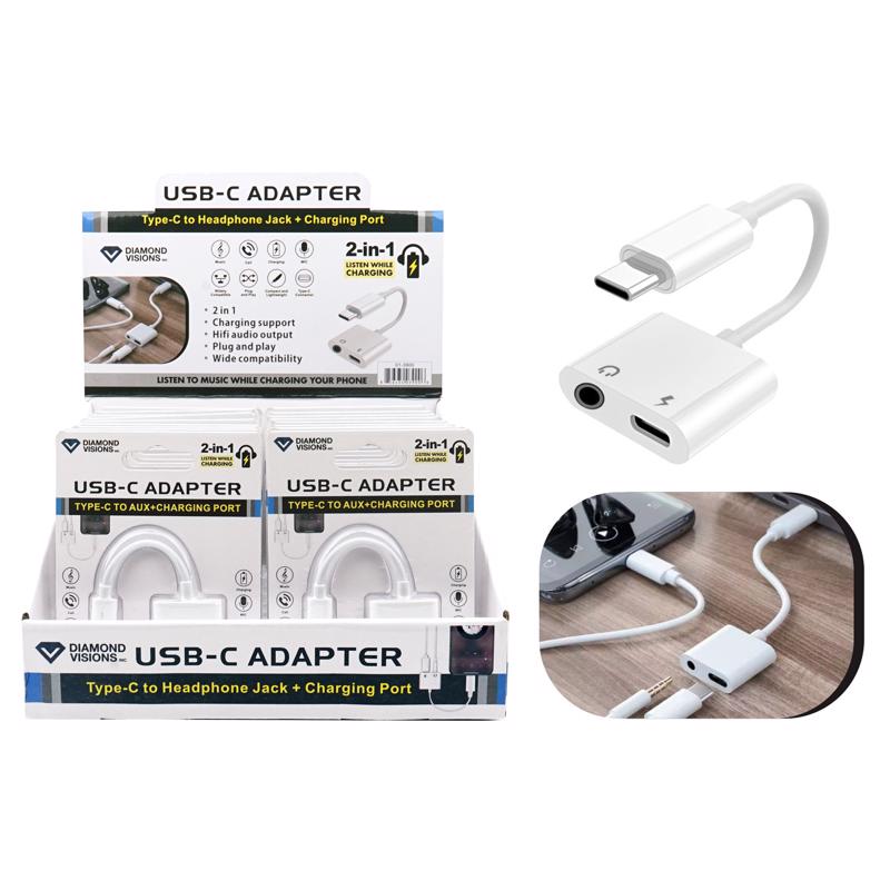 2 IN 1 ADAPTR SMRTPHN - Pack of 18